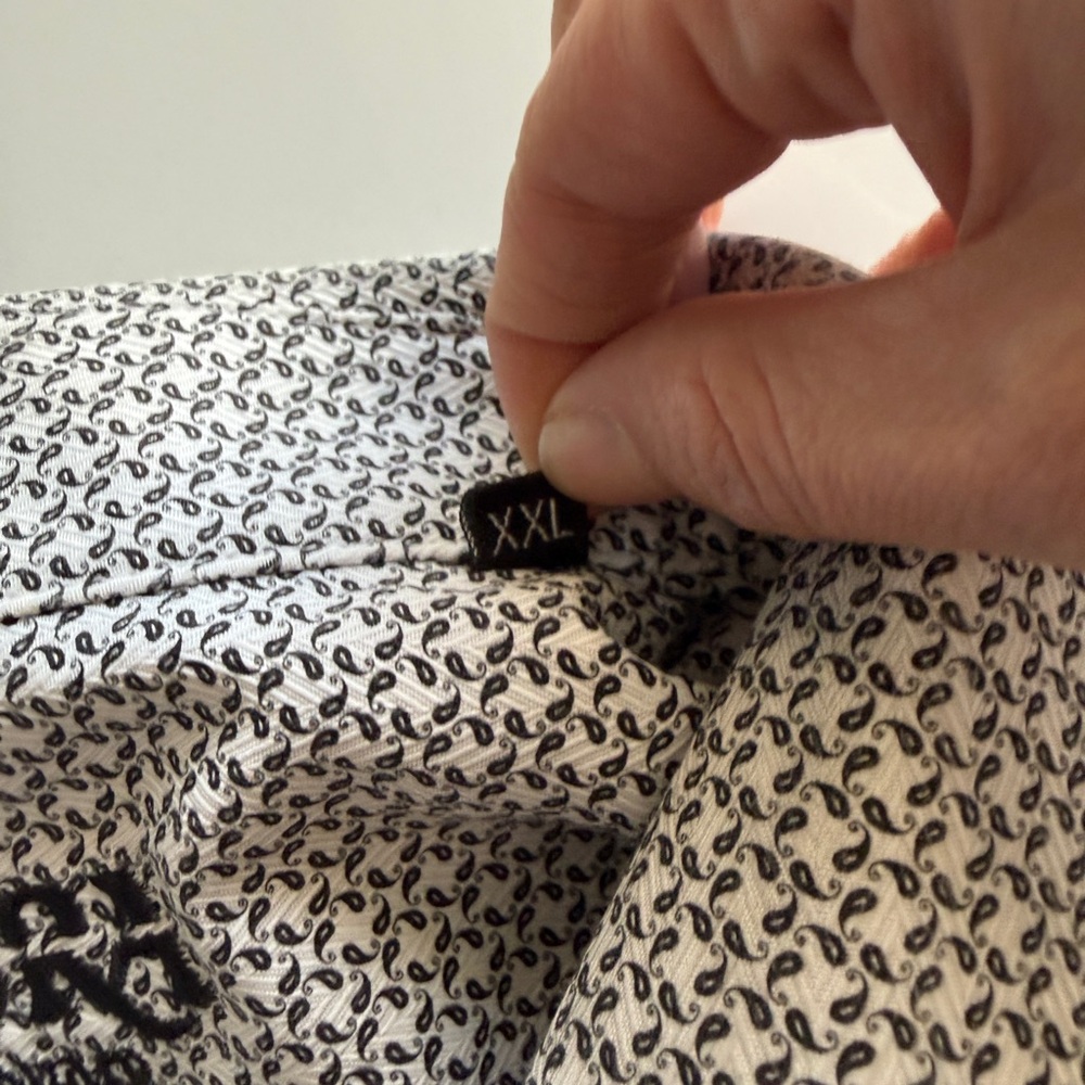 Cuadra Long Sleeve Cotton Gray Patterned Button D… - image 4